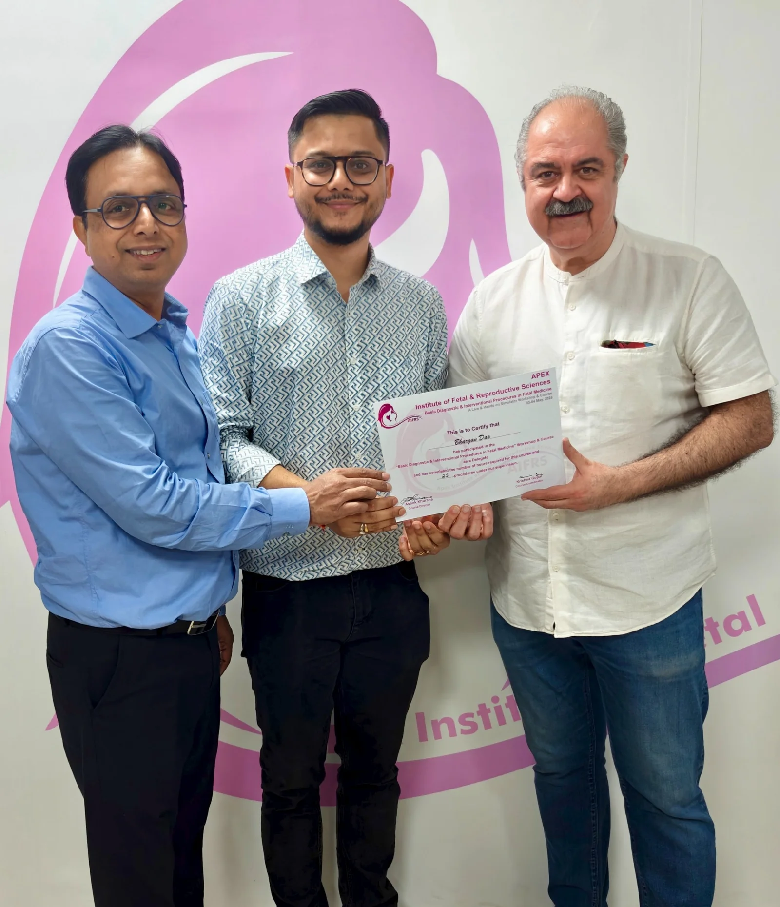 with Dr. Ashok Khurana